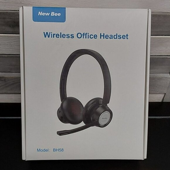 Wireless Headset with Microphone Noise Cancelling  | New bee - Picture 1 of 11